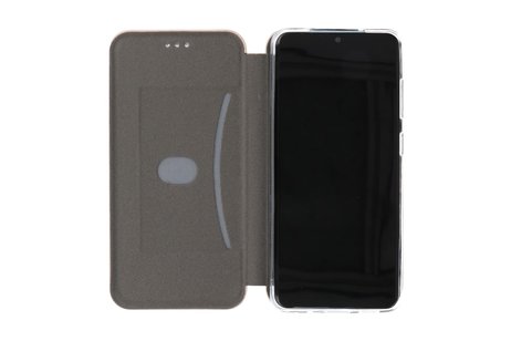 Slim Folio Case - Book Case Telefoonhoesje - Folio Flip Hoesje - Geschikt voor Samsung Galaxy S20 - Goud