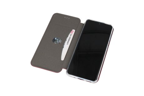 Slim Folio Case - Book Case Telefoonhoesje - Folio Flip Hoesje - Geschikt voor Samsung Galaxy S20 - Bordeaux Rood