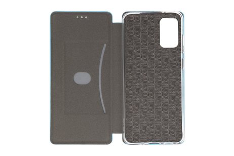 Slim Folio Case - Book Case Telefoonhoesje - Folio Flip Hoesje - Geschikt voor Samsung Galaxy S20 Plus - Blauw