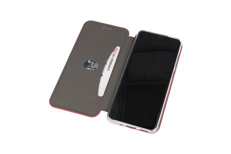 Slim Folio Case - Book Case Telefoonhoesje - Folio Flip Hoesje - Geschikt voor Samsung Galaxy S20 Plus - Rood