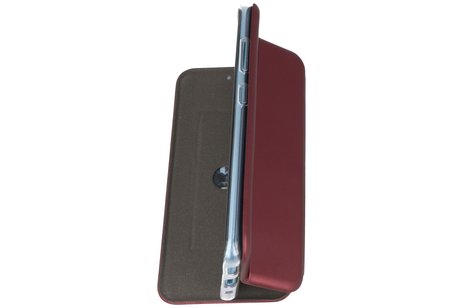 Slim Folio Case - Book Case Telefoonhoesje - Folio Flip Hoesje - Geschikt voor Samsung Galaxy S20 Plus - Bordeaux Rood