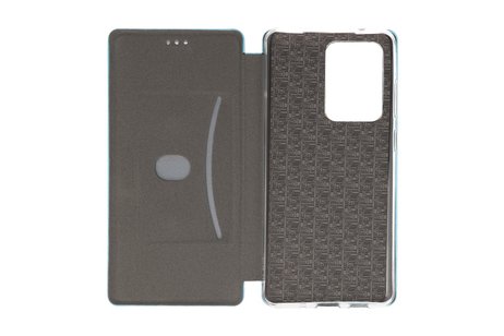 Slim Folio Case - Book Case Telefoonhoesje - Folio Flip Hoesje - Geschikt voor Samsung Galaxy S20 Ultra - Blauw