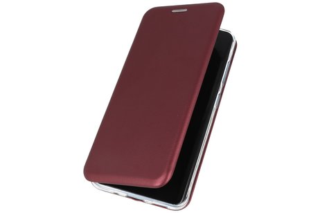 Slim Folio Case - Book Case Telefoonhoesje - Folio Flip Hoesje - Geschikt voor Samsung Galaxy S20 Ultra - Bordeaux Rood