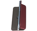 Slim Folio Case - Book Case Telefoonhoesje - Folio Flip Hoesje - Geschikt voor Samsung Galaxy S20 Ultra - Bordeaux Rood