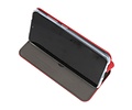 Slim Folio Case - Book Case Telefoonhoesje - Folio Flip Hoesje - Geschikt voor Samsung Galaxy S10 Lite - Rood