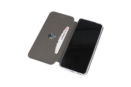 Slim Folio Case - Book Case Telefoonhoesje - Folio Flip Hoesje - Geschikt voor Samsung Galaxy S10 Lite - Grijs