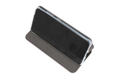 Slim Folio Case - Book Case Telefoonhoesje - Folio Flip Hoesje - Geschikt voor Samsung Galaxy S10 Lite - Grijs