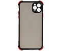 Schokbestendig Kleurcombinatie Hard Case - Telefoonhoesje - Backcover Hoesje - Achterkant Hoesje - Geschikt voor iPhone 11 Pro - Zwart