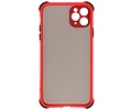 BAOHU Schokbestendig Kleurcombinatie Hard Case - Telefoonhoesje - Backcover Hoesje - Achterkant Hoesje - Geschikt voor iPhone 11 Pro Max - Rood