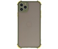 Schokbestendig Kleurcombinatie Hard Case - Telefoonhoesje - Backcover Hoesje - Achterkant Hoesje - Geschikt voor iPhone 11 Pro Max - Groen