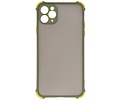 BAOHU Schokbestendig Kleurcombinatie Hard Case - Telefoonhoesje - Backcover Hoesje - Achterkant Hoesje - Geschikt voor iPhone 11 Pro Max - Groen