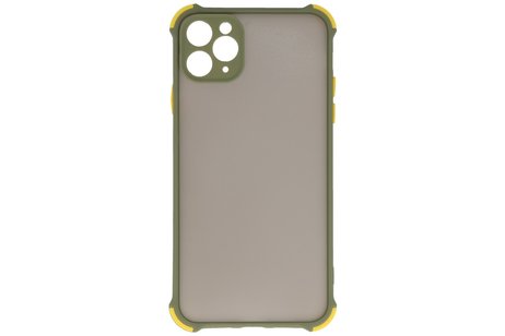 BAOHU Schokbestendig Kleurcombinatie Hard Case - Telefoonhoesje - Backcover Hoesje - Achterkant Hoesje - Geschikt voor iPhone 11 Pro Max - Groen