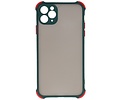 BAOHU Schokbestendig Kleurcombinatie Hard Case - Telefoonhoesje - Backcover Hoesje - Achterkant Hoesje - Geschikt voor iPhone 11 Pro Max - Donker Groen