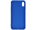 Premium Color Bescherming Telefoonhoesje - Backcover Hoesje - Achterkant Hoesje - Geschikt voor iPhone Xs Max - Blauw