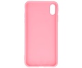 BAOHU Premium Color Bescherming Telefoonhoesje - Backcover Hoesje - Achterkant Hoesje - Geschikt voor iPhone Xs Max - Roze