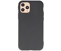 Premium Color Bescherming Telefoonhoesje - Backcover Hoesje - Achterkant Hoesje - Geschikt voor iPhone 11 Pro - Zwart