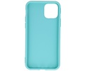BAOHU Premium Color Bescherming Telefoonhoesje - Backcover Hoesje - Achterkant Hoesje - Geschikt voor iPhone 11 Pro - Turquoise
