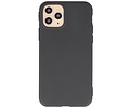 Premium Color Bescherming Telefoonhoesje - Backcover Hoesje - Achterkant Hoesje - Geschikt voor iPhone 11 Pro Max - Zwart