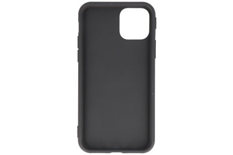 Premium Color Bescherming Telefoonhoesje - Backcover Hoesje - Achterkant Hoesje - Geschikt voor iPhone 11 Pro Max - Zwart