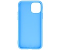 Premium Color Bescherming Telefoonhoesje - Backcover Hoesje - Achterkant Hoesje - Geschikt voor iPhone 11 Pro Max - Licht Blauw