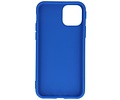 BAOHU Premium Color Bescherming Telefoonhoesje - Backcover Hoesje - Achterkant Hoesje - Geschikt voor iPhone 11 Pro Max - Blauw