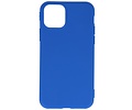 Premium Color Bescherming Telefoonhoesje - Backcover Hoesje - Achterkant Hoesje - Geschikt voor iPhone 11 Pro Max - Blauw