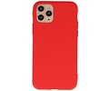 BAOHU Premium Color Bescherming Telefoonhoesje - Backcover Hoesje - Achterkant Hoesje - Geschikt voor iPhone 11 Pro Max - Rood