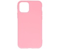 BAOHU Premium Color Bescherming Telefoonhoesje - Backcover Hoesje - Achterkant Hoesje - Geschikt voor iPhone 11 Pro Max - Roze