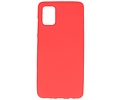 Color Bescherming Telefoonhoesje voor Samsung Galaxy A51 - Rood