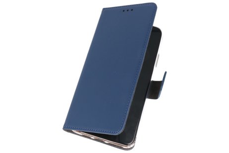 Booktype Telefoonhoesjes - Bookcase Hoesje - Wallet Case -  Geschikt voor Huawei P40 - Navy