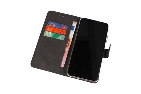 Booktype Telefoonhoesjes - Bookcase Hoesje - Wallet Case -  Geschikt voor Huawei P40 - Navy