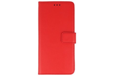 Booktype Telefoonhoesjes - Bookcase Hoesje - Wallet Case -  Geschikt voor Huawei P40 Lite E / Y7P - Rood