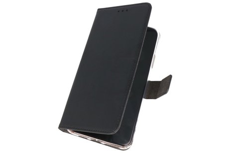 Booktype Telefoonhoesjes - Bookcase Hoesje - Wallet Case -  Geschikt voor Samsung Galaxy A01 - Zwart
