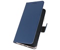 Booktype Telefoonhoesjes - Bookcase Hoesje - Wallet Case -  Geschikt voor Samsung Galaxy A01 - Navy