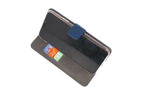 Booktype Telefoonhoesjes - Bookcase Hoesje - Wallet Case -  Geschikt voor Samsung Galaxy A71 - Navy
