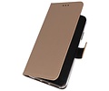 Booktype Telefoonhoesjes - Bookcase Hoesje - Wallet Case -  Geschikt voor Samsung Galaxy Note 10 Lite - Goud