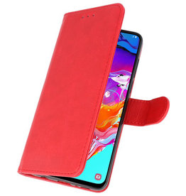 BAOHU Samsung Galaxy A21 Hoesje Kaarthouder Book Case Telefoonhoesje Rood