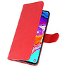 BAOHU Samsung Galaxy A21 Hoesje Kaarthouder Book Case Telefoonhoesje Rood