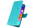 BAOHU Hoesje Geschikt voor Samsung Galaxy A21 - Kaarthouder Book Case Telefoonhoesje - Groen