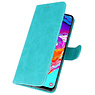BAOHU Samsung Galaxy A21 Hoesje Kaarthouder Book Case Telefoonhoesje Groen