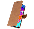 BAOHU Hoesje Geschikt voor Samsung Galaxy A21 - Kaarthouder Book Case Telefoonhoesje - Bruin