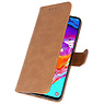 BAOHU Samsung Galaxy A21 Hoesje Kaarthouder Book Case Telefoonhoesje Bruin