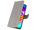 BAOHU Hoesje Geschikt voor Samsung Galaxy A21 - Kaarthouder Book Case Telefoonhoesje - Grijs