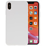 BAOHU Premium Color Bescherming Telefoonhoesje iPhone Xs Max - Wit