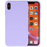 BAOHU Premium Color Bescherming Telefoonhoesje iPhone Xs Max - Paars