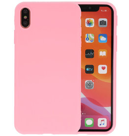 BAOHU Premium Color Bescherming Telefoonhoesje iPhone Xs Max - Roze