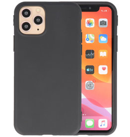 Premium Color Bescherming Telefoonhoesje iPhone 11 Pro - Zwart