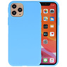 BAOHU Premium Color Bescherming Telefoonhoesje iPhone 11 Pro - Licht Blauw