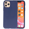 Premium Color Bescherming Telefoonhoesje iPhone 11 Pro - Navy