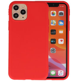 Premium Color Bescherming Telefoonhoesje iPhone 11 Pro - Rood